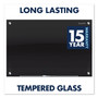 Quartet Infinity Magnetic Glass Marker Board, 36" x 24", Black Surface View Product Image