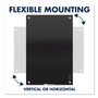 Quartet Infinity Magnetic Glass Marker Board, 48" x 36", Black Surface View Product Image