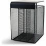 Safco Onyx Vertical Hanging Storage Organizer - 3 Compartment(s) - 11.75" Height x 14.75" Width x 5.25" Depth - Black - Steel Product Image 