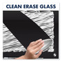 Quartet Infinity Glass Marker Board, 72 x 48, Black Surface (QRTG7248B) View Product Image