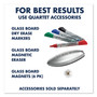 Quartet Infinity Magnetic Glass Marker Board, 72" x 48", White Surface View Product Image