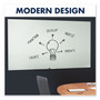 Quartet InvisaMount Magnetic Glass Marker Board, 74" x 42", White Surface View Product Image