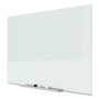 Quartet InvisaMount Magnetic Glass Marker Board, 74" x 42", White Surface View Product Image