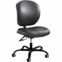 Safco Alday 24/7 Task Chair - Black Seat Color - Polyester Seat Material - Black Back Color - Vinyl Back Material - 5-star Base Product Image 