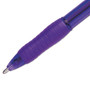 Paper Mate Profile Ballpoint Pen, Retractable, Bold 1.4 mm, Purple Ink, Purple Barrel, Dozen (PAP35830) View Product Image