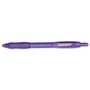Paper Mate Profile Ballpoint Pen, Retractable, Bold 1.4 mm, Purple Ink, Translucent Purple Barrel, Dozen View Product Image