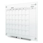 Quartet Infinity Magnetic Glass Calendar Board, One Month, 48 x 36, White Surface (QRTGC4836F) View Product Image