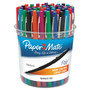 Paper Mate Point Guard Flair Felt Tip Porous Point Pen, Stick, Bold 1.4 mm, Assorted Ink and Barrel Colors, 48/Pack (PAP4651) View Product Image