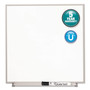 Quartet Matrix Magnetic Boards, 23" x 23", White Surface, Satin Aluminum Frame View Product Image
