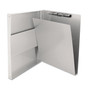 Saunders Snapak Aluminum Side-Open Forms Folder, 0.5" Clip Capacity, Holds 8.5 x 11 Sheets, Silver (SAU10517) View Product Image