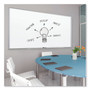 Quartet Fusion Nano-Clean Magnetic Whiteboard, 72" x 48", White Surface, Satin Aluminum Frame View Product Image