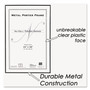 NuDell Metal Poster Frame, Plastic Face, 24 x 36, Black View Product Image