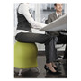 Safco Zenergy Ball Chair, Backless, Supports Up to 250 lb, Grass Fabric Seat, Silver Base (SAF4750GS) View Product Image