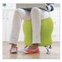 Safco Zenergy Ball Chair, Backless, Supports Up to 250 lb, Grass Fabric Seat, Silver Base (SAF4750GS) View Product Image