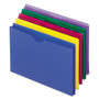 Pendaflex Poly File Jackets, Straight Tab, Legal Size, Assorted Colors, 5/Pack View Product Image