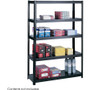 Safco Boltless Steel Shelving, Five-Shelf, 48w x 18d x 72h, Black (SAF5246BL) View Product Image