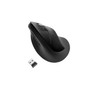 Kensington Pro Fit Ergo Vertical Wireless Mouse, 2.4 GHz Frequency/65.62 ft Wireless Range, Right Hand Use, Black (KMW75501) View Product Image