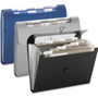 Smead Step Index Organizer, 12 Sections, Cord/Hook Closure, 1/6-Cut Tabs, Letter Size, Navy View Product Image