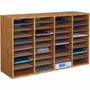 Safco Adjustable Shelves Literature Organizers - 36 Compartment(s) - 36 Shelf(ves) - Compartment Size : 2.50" x 9" x 11.50" - 24" Height x 39.30" Width x 11.75" Depth - Adjustable Compartment, Adjustable Shelf Product Image 