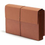 Smead Legal Recycled File Wallet - 8 1/2" x 14" - 5 1/4" Expansion - End Tab Location - 12.5 pt. - Redrope Product Image 