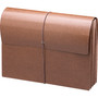 Smead Classic Expanding Wallets, 3.5" Expansion, 1 Section, Elastic Cord Closure, Legal Size, Redrope View Product Image