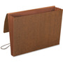 Smead Classic Expanding Wallets with Tear-Resistant Gussets, 3.5" Expansion, 1 Section, Elastic Cord Closure, Legal Size, Redrope View Product Image