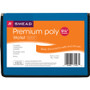 Smead Poly Premium Wallets, 5.25" Expansion, 1 Section, Elastic Cord Closure, Letter Size, Navy Blue View Product Image