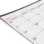 Brownline Monthly Desk Pad Calendar, 22 x 17, White/Burgundy Sheets, Black Binding, Clear Corners, 12-Month (Jan to Dec): 2024 View Product Image