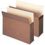 Smead Recycled Top Tab File Pockets, 5.25" Expansion, Letter Size, Redrope, 10/Box View Product Image
