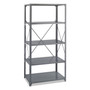 Safco Commercial Steel Shelving Unit, Five-Shelf, 36w x 24d x 75h, Dark Gray (SAF6267) View Product Image