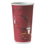 SOLO Single-Sided Poly Paper Hot Cups, 20 oz, Bistro Design, 600/Carton (SCC420SI) View Product Image