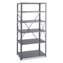 Safco Commercial Steel Shelving Unit, Six-Shelf, 36w x 24d x 75h, Dark Gray (SAF6270) View Product Image