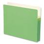 Smead Colored File Pockets, 1.75" Expansion, Letter Size, Green (SMD73216) View Product Image