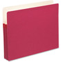 Smead Colored File Pockets, 1.75" Expansion, Letter Size, Red View Product Image