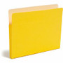 Smead Straight Tab Cut Letter Recycled File Pocket - 8 1/2" x 11" - 1 3/4" Expansion - Top Tab Location - 9 pt. - Yellow Product Image 