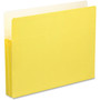 Smead Colored File Pockets, 1.75" Expansion, Letter Size, Yellow View Product Image