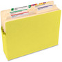 Smead Colored File Pockets, 1.75" Expansion, Letter Size, Yellow View Product Image