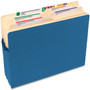 Smead Colored File Pockets, 3.5" Expansion, Letter Size, Blue View Product Image