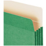 Smead Colored File Pockets, 3.5" Expansion, Letter Size, Green View Product Image