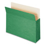 Smead Colored File Pockets, 3.5" Expansion, Letter Size, Green View Product Image