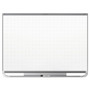 Quartet Prestige 2 Magnetic Total Erase Whiteboard, 48" x 36", White Surface, Graphite Gray Fiberboard/Plastic Frame View Product Image