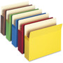 Smead Colored File Pockets, 3.5" Expansion, Letter Size, Yellow View Product Image