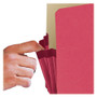 Smead Colored File Pockets, 3.5" Expansion, Letter Size, Red View Product Image