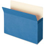 Smead Colored File Pockets, 5.25" Expansion, Letter Size, Blue View Product Image