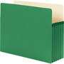Smead Colored File Pockets, 5.25" Expansion, Letter Size, Green View Product Image
