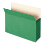 Smead Colored File Pockets, 5.25" Expansion, Letter Size, Green View Product Image