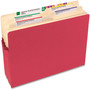 Smead Colored File Pockets, 5.25" Expansion, Letter Size, Red View Product Image