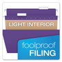 Pendaflex Colored Hanging Folders, Letter Size, 1/5-Cut Tabs, Violet, 25/Box View Product Image