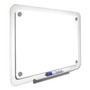 Quartet iQ Total Erase Translucent-Edge Board, 36" x 23", White Surface, Clear Plastic Frame View Product Image
