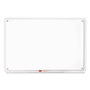 Quartet iQ Total Erase Translucent-Edge Board, 36" x 23", White Surface, Clear Plastic Frame View Product Image